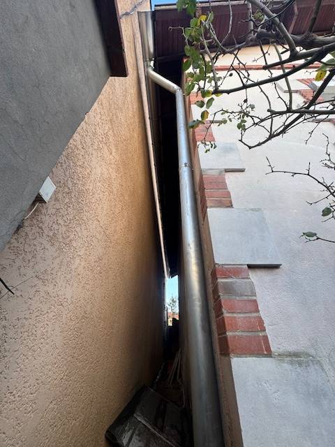 Pose de Gouttière en Zinc naturel à Toulouse 